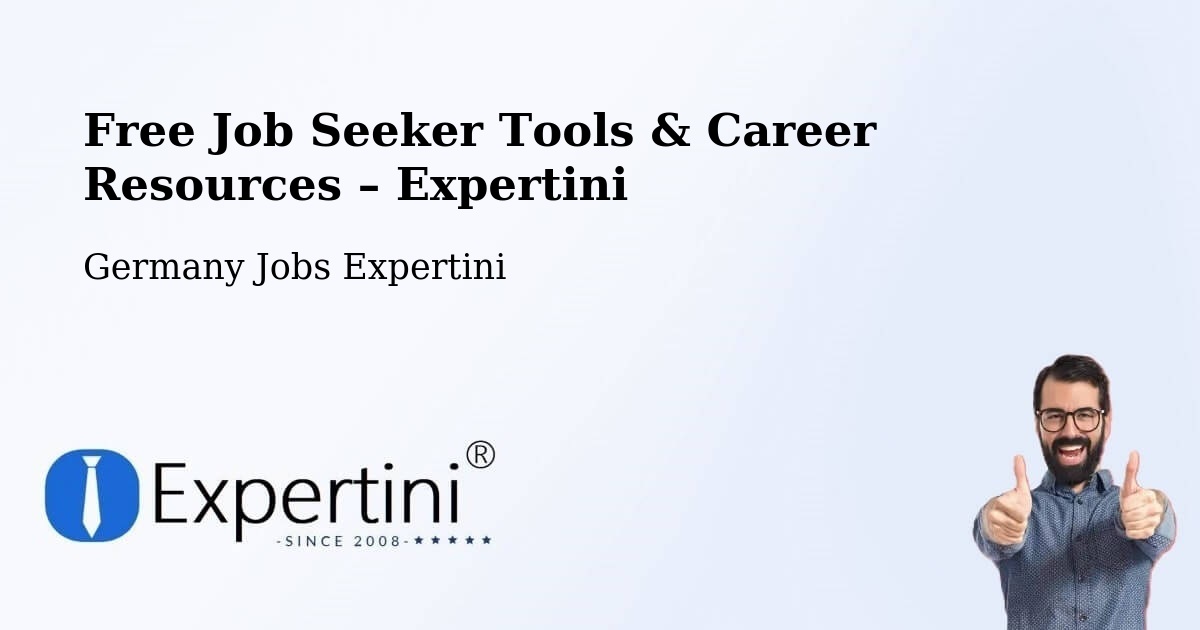 Free Job Seeker Tools & Career Resources – Gerlingen - Gerlingen, Germany Jobs Expertini